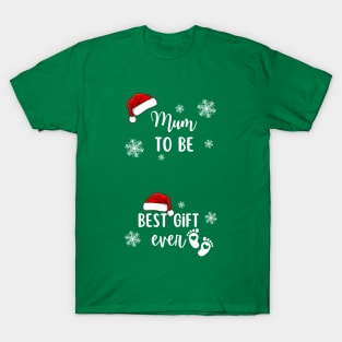 Christmas Pregnancy Announcement T-Shirt